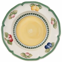 Villeroy & Boch 1022812700, Piatto fondo, Rotondo, Porcellana, Multicolore, French Garden, 23 cm