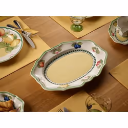 Villeroy & Boch French Garden Fleurence Porcellana Multicolore Ovale Piatto da portata - Vista aggiuntiva 2