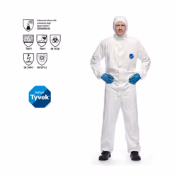 DESCRIZIONE 1101203 TYVEK 500 XPERT - III Cat. Rif. DuPont TY CHF5 S WH XP Protezione superiore di tipo 5 & 6, NUOVA tecnolog ...