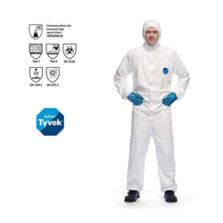 Dupont 1101203 Tuta Da Lavoro Monouso TYVEK 500 XPERT III Cat. Bianca L