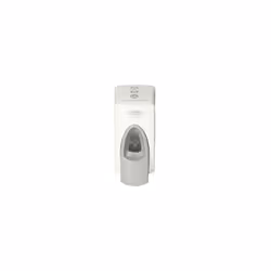 Dispenser per detergente per tavolette del WC, capacità 0,4 l, in plastica, bianco. Fornitura = montato. Capacità = 0.4 l. Co ...