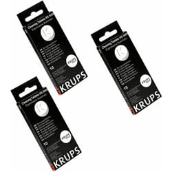 Krups - Set di 3 scatole di pastiglie detergenti - Accessori e prodotti 43569345453002889602