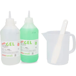 Isogel e sigillante Isogel Bicomponent 1 Kg - Gel bicomponente IP68 Impermeabile - 500g x2 vaso