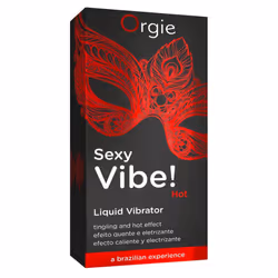 Gel stimolante "Sexy Vibe!" con effetto caldo | Con un delizioso aroma Orgie 15 ml Lubrificante