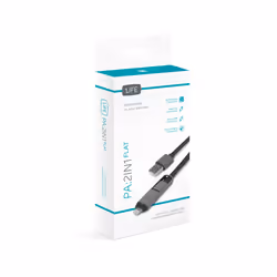 1Life CABLE USB(A) A LIGHTNING/MICROUSB 1M NEGRO cavo USB USB A Micro-USB A Nero, Grigio - Vista aggiuntiva 4