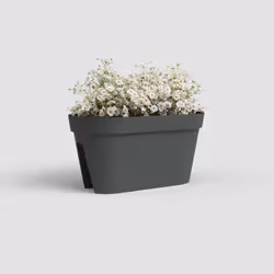 Artevasi Capri Balcony Plant Box Antracite 6 pz