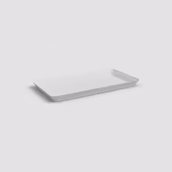 Artevasi Capri Rectangular Saucer Xl, Sottovaso, Bianco, 5,2 L, 290 mm, 530 mm, 40 mm