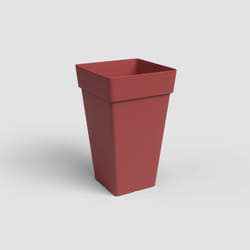 Artevasi Capri Square High Pot Rosso 4 pz