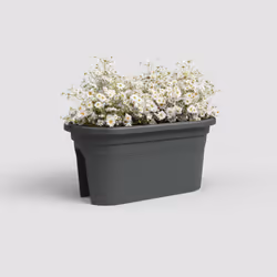 Artevasi Venezia Balcony Plant Box Antracite 6 pz