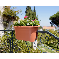 Artevasi Venezia Balcony Plant Box Antracite 6 pz