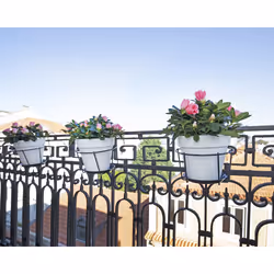 Artevasi Balcony Pot Holder With Saucer Sottovaso