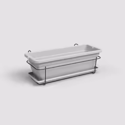 Artevasi Venezia Plant Box Balcony Kit, Grigio, 10 L, 290 mm, 500 mm, 170 mm, 6 pz