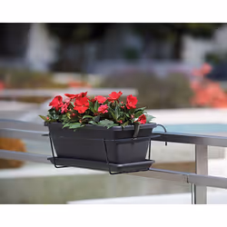 Artevasi Venezia Plant Box Balcony Kit Grigio 6 pz - Vista aggiuntiva 5
