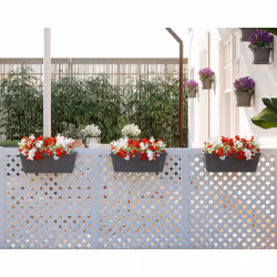 Artevasi Venezia Water Reserve Plant Box Kit Grigio 6 pz