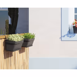 Artevasi Capri Plant Box Balcony Kit Antracite 6 pz - Vista aggiuntiva 5