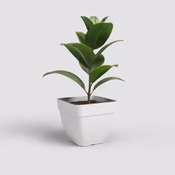 Artevasi Capri Campana Square Pot Bianco 2 pz