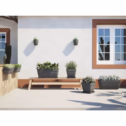 Artevasi Capri Campana Square Pot Bianco 2 pz