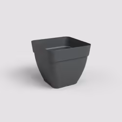 Artevasi Capri Campana Square Pot, Antracite, 30 L, 335 mm, 365 mm, 365 mm, 2 pz