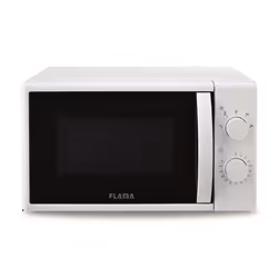Flama 1824FL, Superficie piana, Solo microonde, 20 L, 700 W, Manopola, Bianco