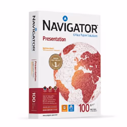 Navigator PRESENTATION, Stampa laser/inkjet, A3 (297x420 mm), Opaco, 500 fogli, 100 g/m², Bianco