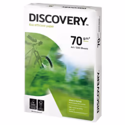 Discovery DISCO75240A4, Universale, A4 (210x297 mm), 500 fogli, 70 g/m², Bianco, 101 µm