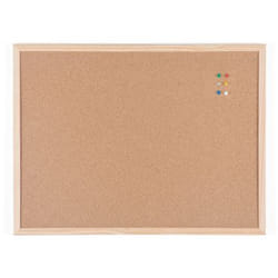 Bi-Office MC040012010 stand informativo e supporto per brochure Sughero, Legno Marrone, Pino