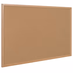 Bi-Office SF142001239, Bacheca fissa, Legno, Sughero, Feltro, MDF, Quercia, 600 mm