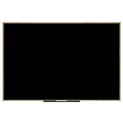 Bi-Office PM38010115 lavagna e accessori Nero, Legno Legno