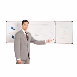Bi-Office Trio Maya lavagna 1200 x 900 mm Acciaio Magnetico