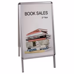 Bi-Office Poster Frame, Argento, Alluminio, 461 mm, 884 mm