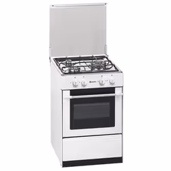 Meireles G 1530 DV W NAT, Cucina, Bianco, Manopola, Acciaio inox, Frontale superiore, Smaltato