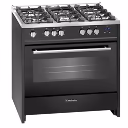 Meireles G 910 BL, Cucina, Nero, Pulsanti, Manopola, Acciaio inox, Frontale superiore, Elettronico