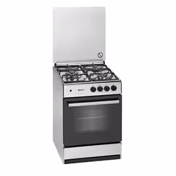 Meireles G 540 X NAT, Cucina, Bianco, Manopola, In alto a destra, Acciaio inox, Gas