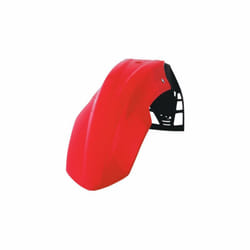 POLISPORT Parafango anteriore Freeflow universale rosso, rosso