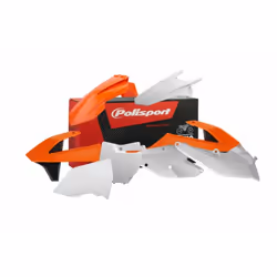 POLISPORT Kit originale in plastica colorata (2016) arancione/bianco/nero KTM, bianco