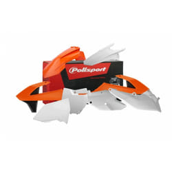 POLISPORT Kit originale in plastica colorata (2016) arancione/bianco/nero KTM, bianco