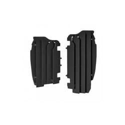 POLISPORT Coperchio radiatore nero Kawasaki KX250F, nero