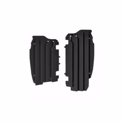 POLISPORT Coperchio radiatore nero Kawasaki KX250F, nero