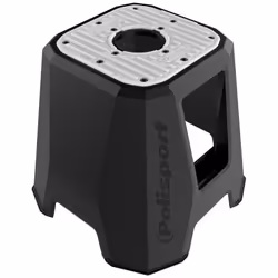 POLISPORT Treppiede 420mm gomma nero/grigio, nero