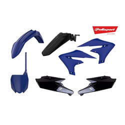 POLISPORT Kit plastica blu/nera Yamaha YZ250/450F, nero