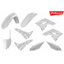 POLISPORT Kit plastica bianca Honda CR125/250R, bianco