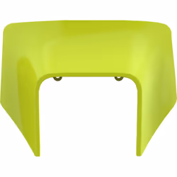 POLISPORT Piastra faro giallo fluorescente Husqvarna, giallo