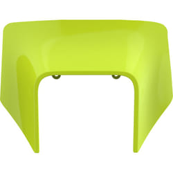 POLISPORT Piastra faro giallo fluorescente Husqvarna, giallo
