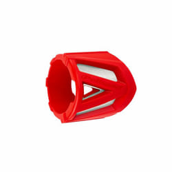 POLISPORT Protezione silenziatore corto rosso, rosso