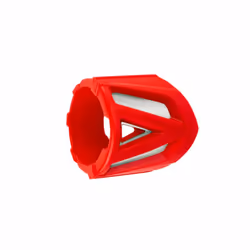 POLISPORT Protezione silenziatore corto rosso, rosso