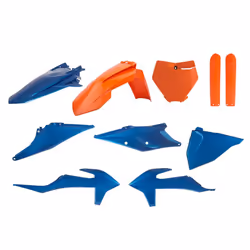 POLISPORT Kit Plastica Metallica Blu/Arancione, blu