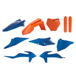 POLISPORT Kit Plastica Metallica Blu/Arancione, blu