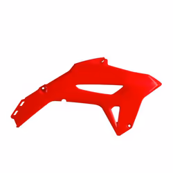 POLISPORT Il radiatore rosso sente Honda CRF450R, rosso
