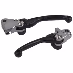 POLISPORT Pivor Unbreakable Black Levers - KTM / Husqvarna, bianco, dimensione 10 mm