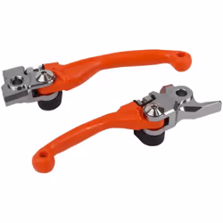 POLISPORT Pivor Set Leva Arancione Infrangibile - KTM, bianco, dimensione 10 mm